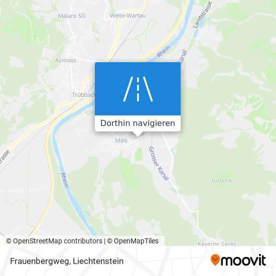 Frauenbergweg Karte