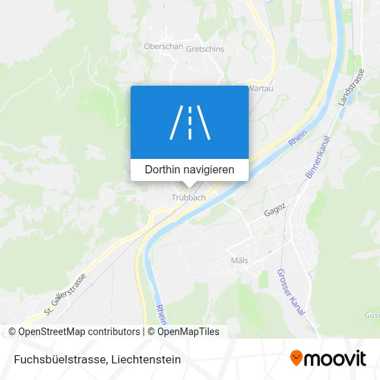 Fuchsbüelstrasse Karte