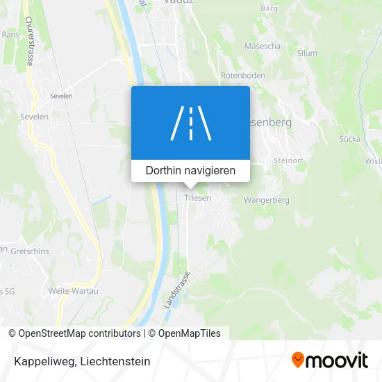 Kappeliweg Karte