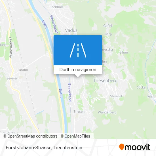 Fürst-Johann-Strasse Karte