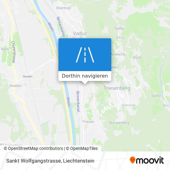 Sankt Wolfgangstrasse Karte