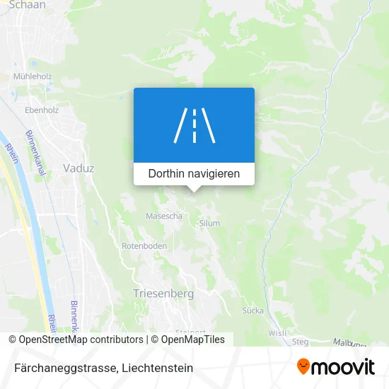 Färchaneggstrasse Karte