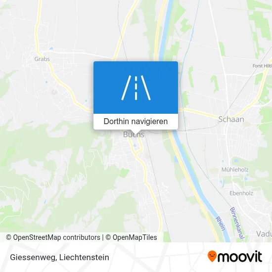 Giessenweg Karte