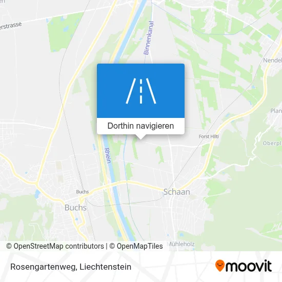 Rosengartenweg Karte