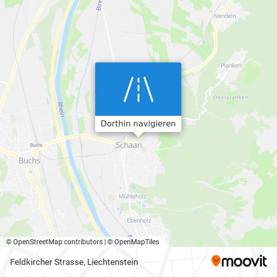 Feldkircher Strasse Karte