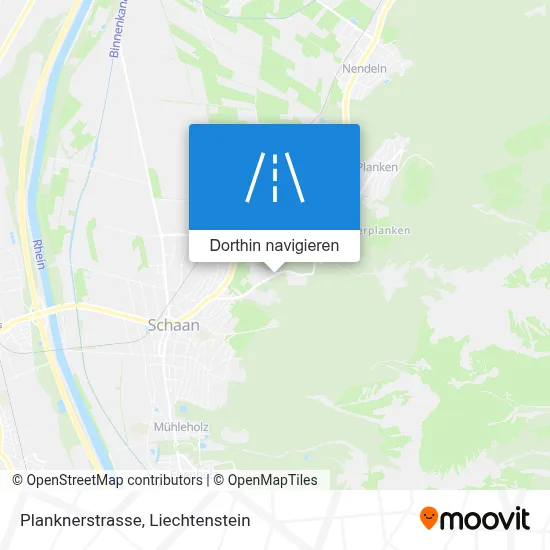 Planknerstrasse Karte