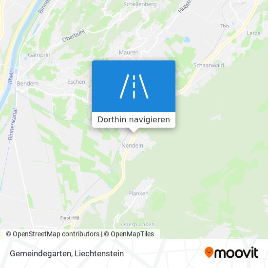 Gemeindegarten Karte