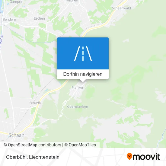 Oberbühl Karte