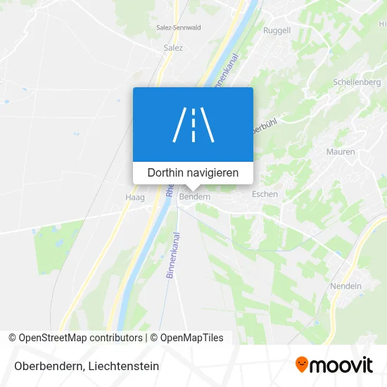 Oberbendern Karte