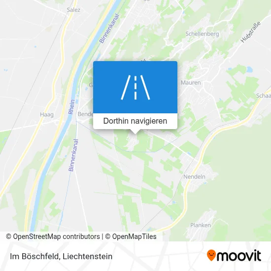 Im Böschfeld Karte