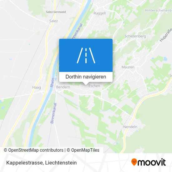 Kappelestrasse Karte