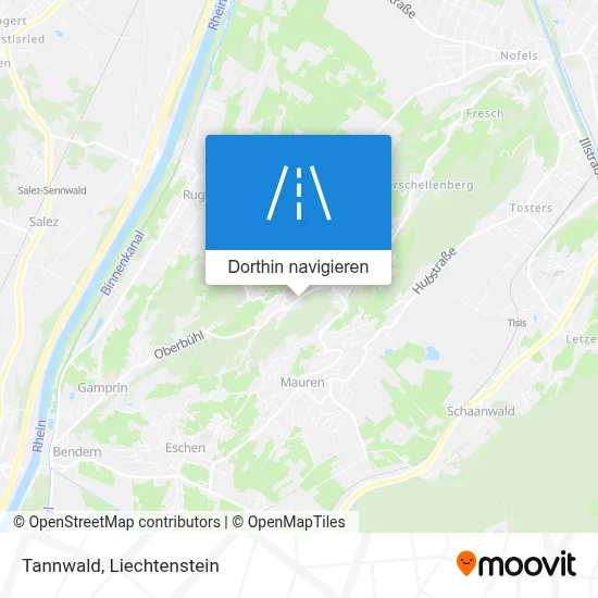 Tannwald Karte