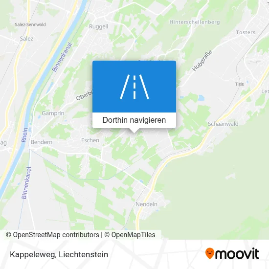 Kappeleweg Karte