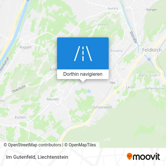 Im Gutenfeld Karte