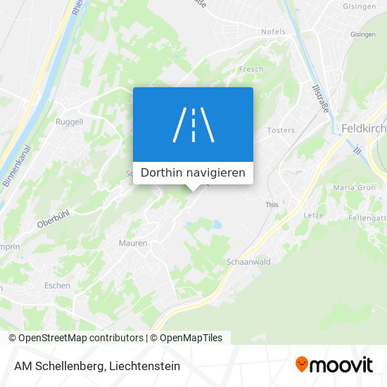 AM Schellenberg Karte