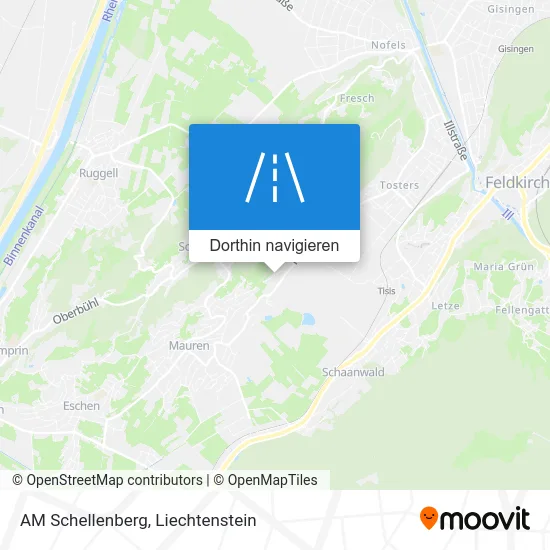AM Schellenberg Karte