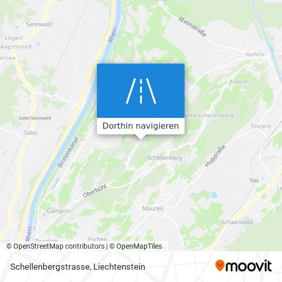 Schellenbergstrasse Karte