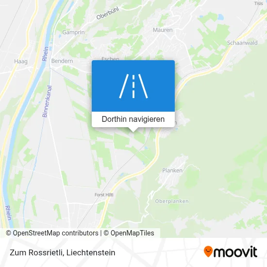 Zum Rossrietli Karte