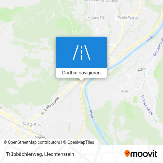 Trübbächlerweg Karte