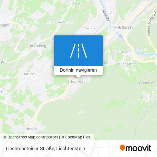 Liechtensteiner Straße Karte