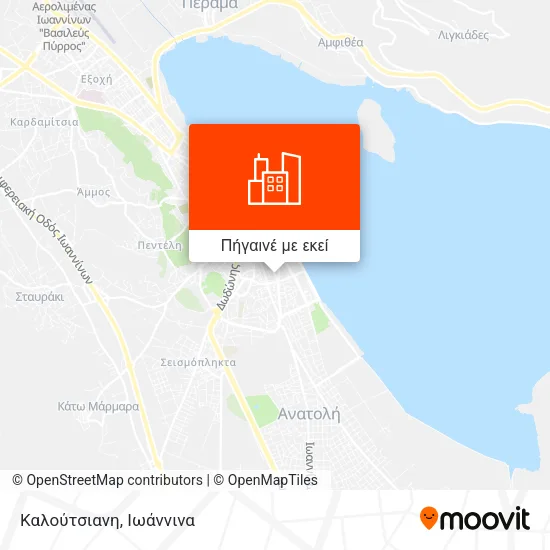 Καλούτσιανη χάρτης
