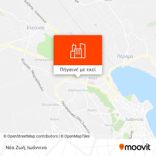 Νέα Ζωή χάρτης