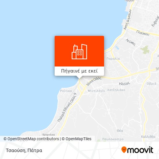 Τσαούση χάρτης