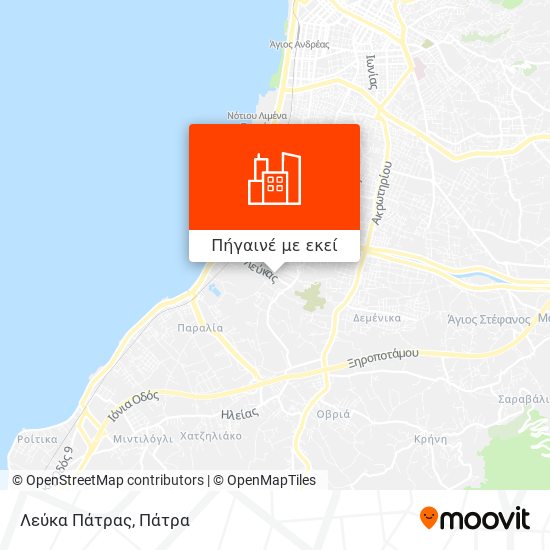 Λεύκα Πάτρας χάρτης