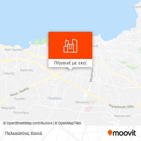 Πελεκαπίνα χάρτης