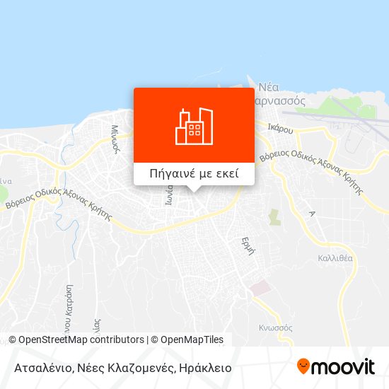 Ατσαλένιο, Νέες Κλαζομενές χάρτης