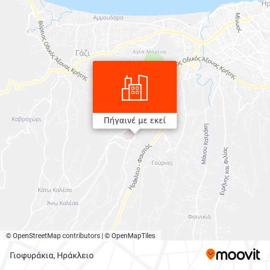 Γιοφυράκια χάρτης