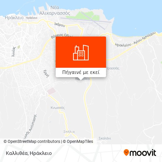 Καλλιθέα χάρτης