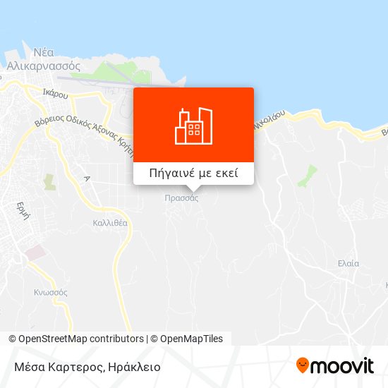 Μέσα Καρτερος χάρτης