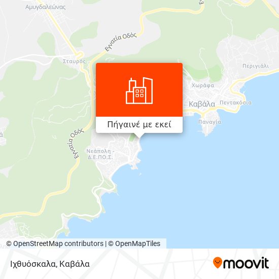Ιχθυόσκαλα χάρτης