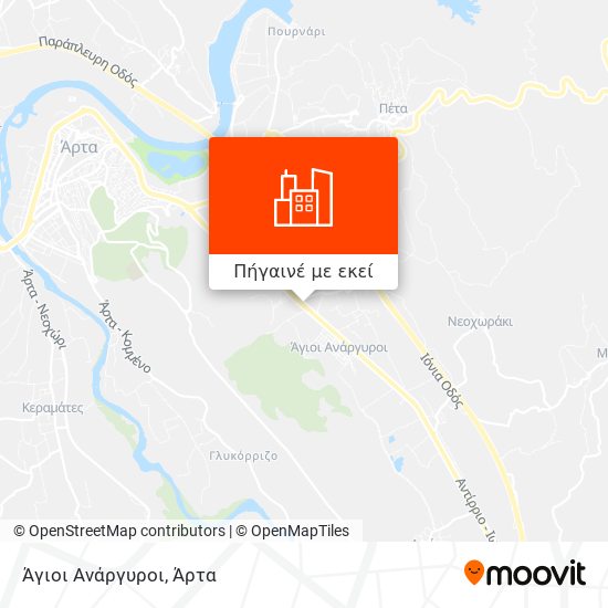 Άγιοι Ανάργυροι χάρτης