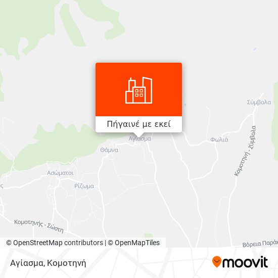 Αγίασμα χάρτης