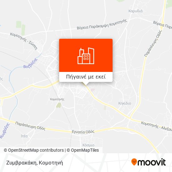 Ζυμβρακάκη χάρτης