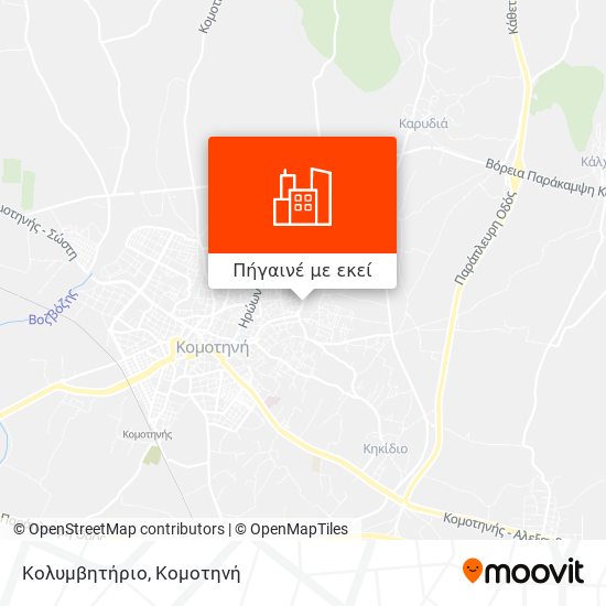 Κολυμβητήριο χάρτης
