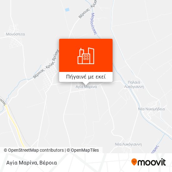 Αγία Μαρίνα χάρτης