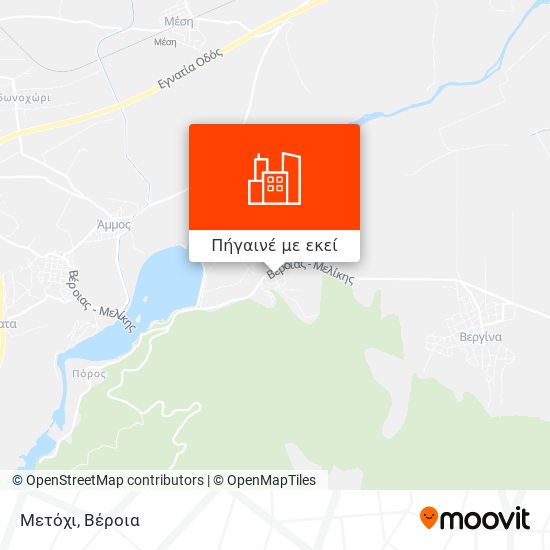 Μετόχι χάρτης