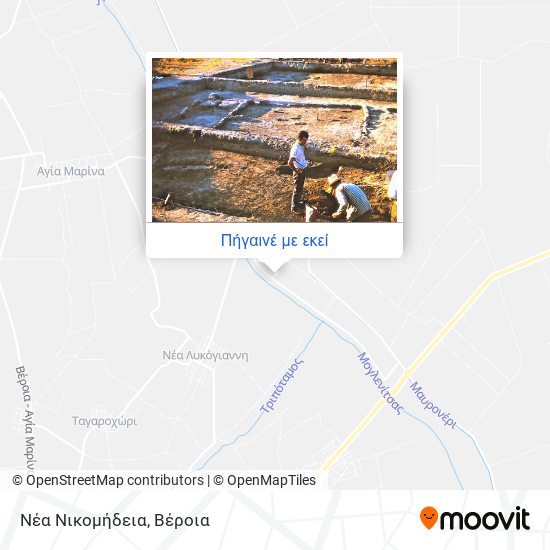 Νέα Νικομήδεια χάρτης