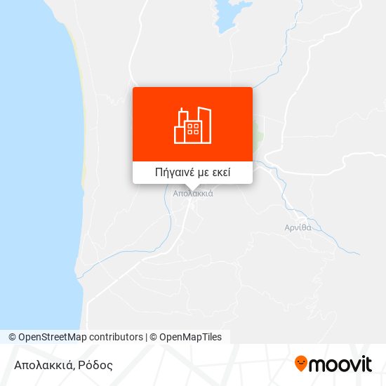 Απολακκιά χάρτης