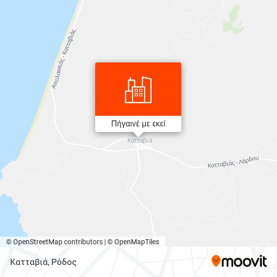 Κατταβιά χάρτης