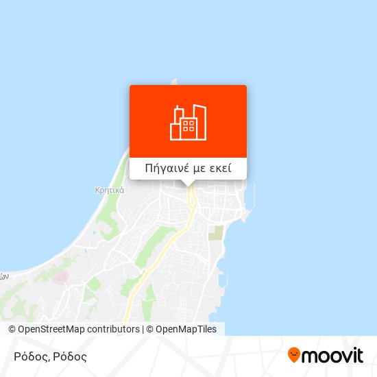 Ρόδος χάρτης