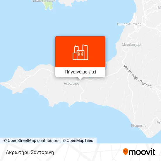Ακρωτήρι χάρτης