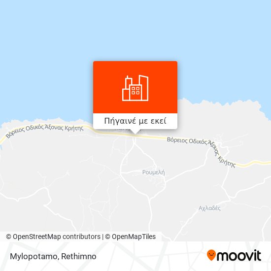 Mylopotamo χάρτης