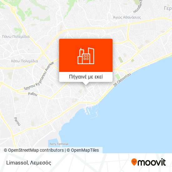 Limassol χάρτης