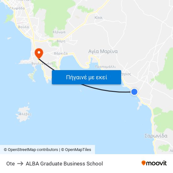 Ote to ALBA Graduate Business School map