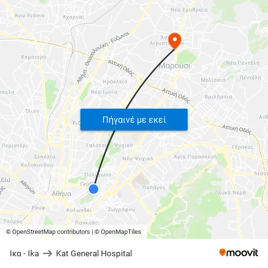 Ικα - Ika to Kat General Hospital map