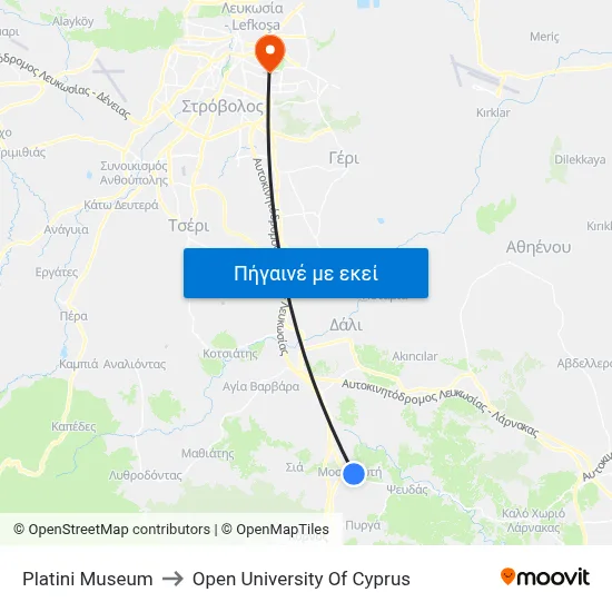 Platini Museum to Open University Of Cyprus map